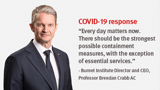 Professor Brendan Crabb Calls For Stronger National Action On Coronavirus